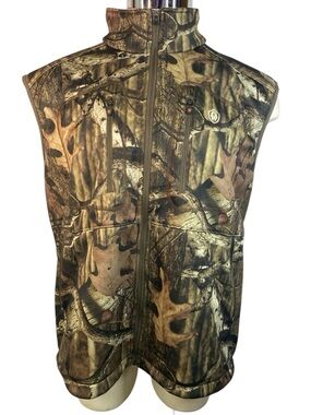 Game Winner Break Up Infinity Camo Full Zip Up Hunting Vest Men’s 3XL